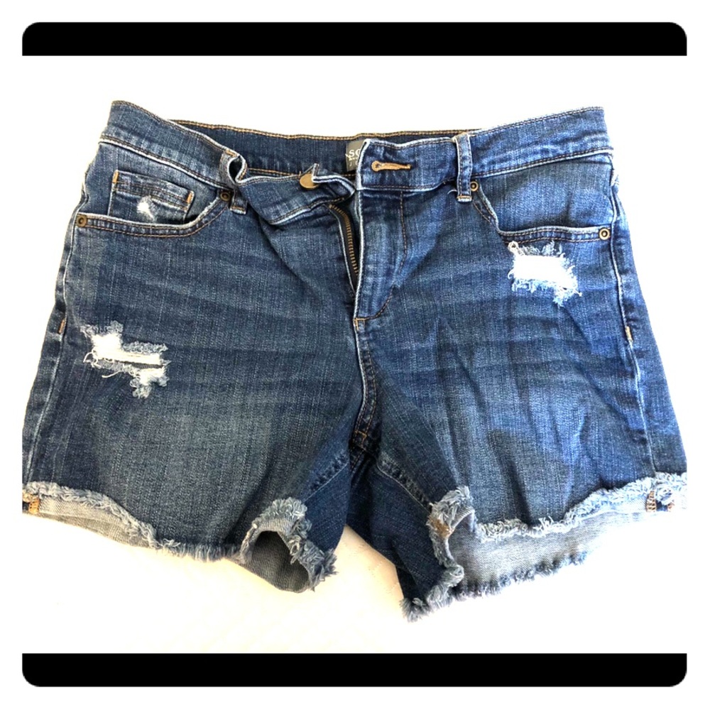 New York and Company soho jean cutoff shorts